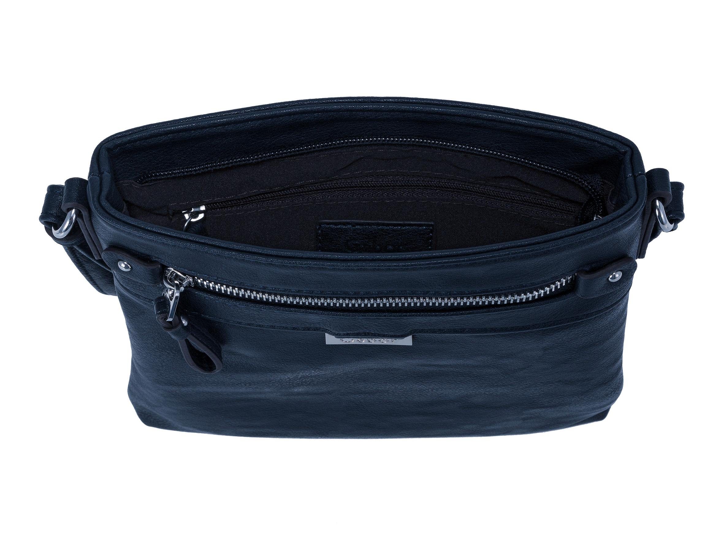 Gabor Umhängetasche Ina, aus griffigem Lederimitat, handlich und superleicht für den Alltag