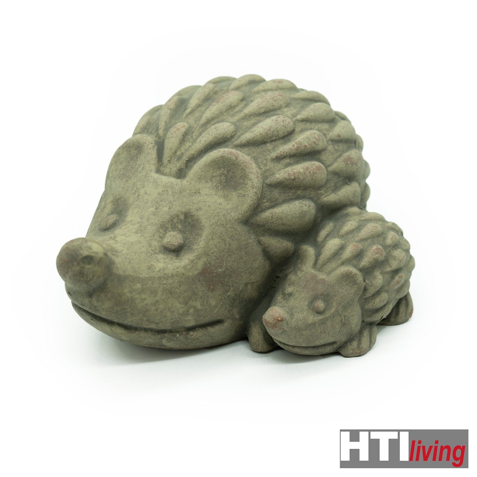 HTI-Living Terrakotta Terrakottafigur Igelpaar, Gartenfigur Gartenfigur Igelfamilie