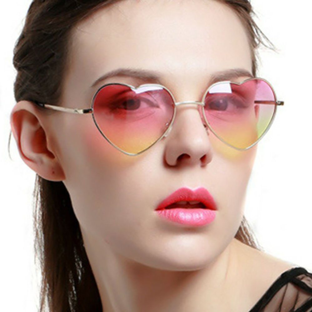 Leway Sonnenbrille »Sonnenbrille Hippie-Brille, Retro-Liebes-Sonnenbrille  Herren- und Damen-Ozean-Serie Herzbrille« online kaufen | OTTO