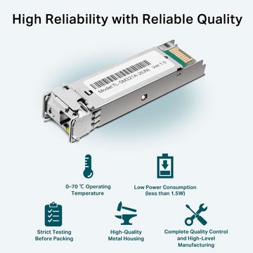 tp-link TL-SM321A-2 Netzwerk-Adapter, Gigabit Singlemode WDM 1000Base-BX Bidirektionales SFP-Modul