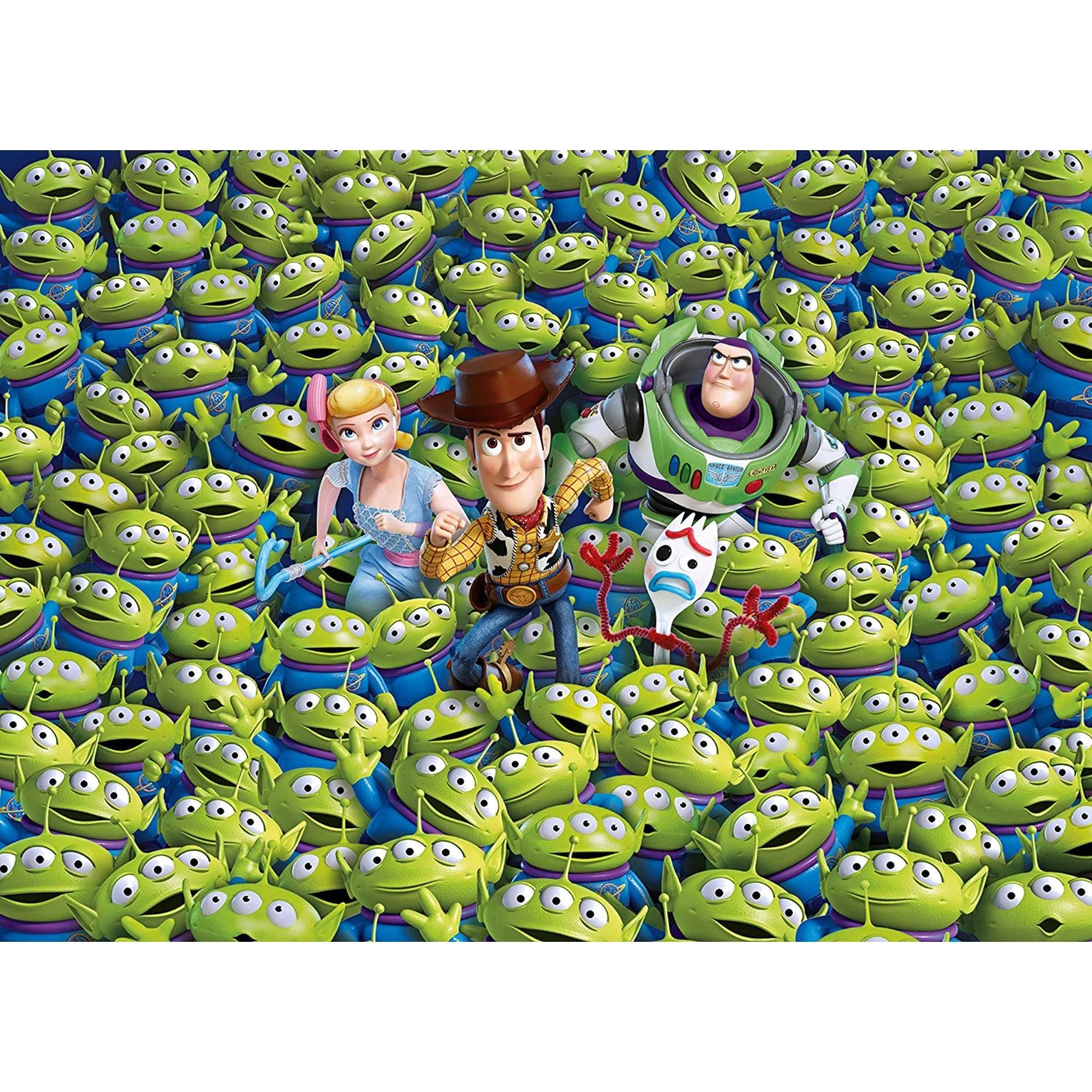 Clementoni® Puzzle Impossible Puzzle Aliens (1000 Teile) - Toy Story 4, 1000 Puzzleteile