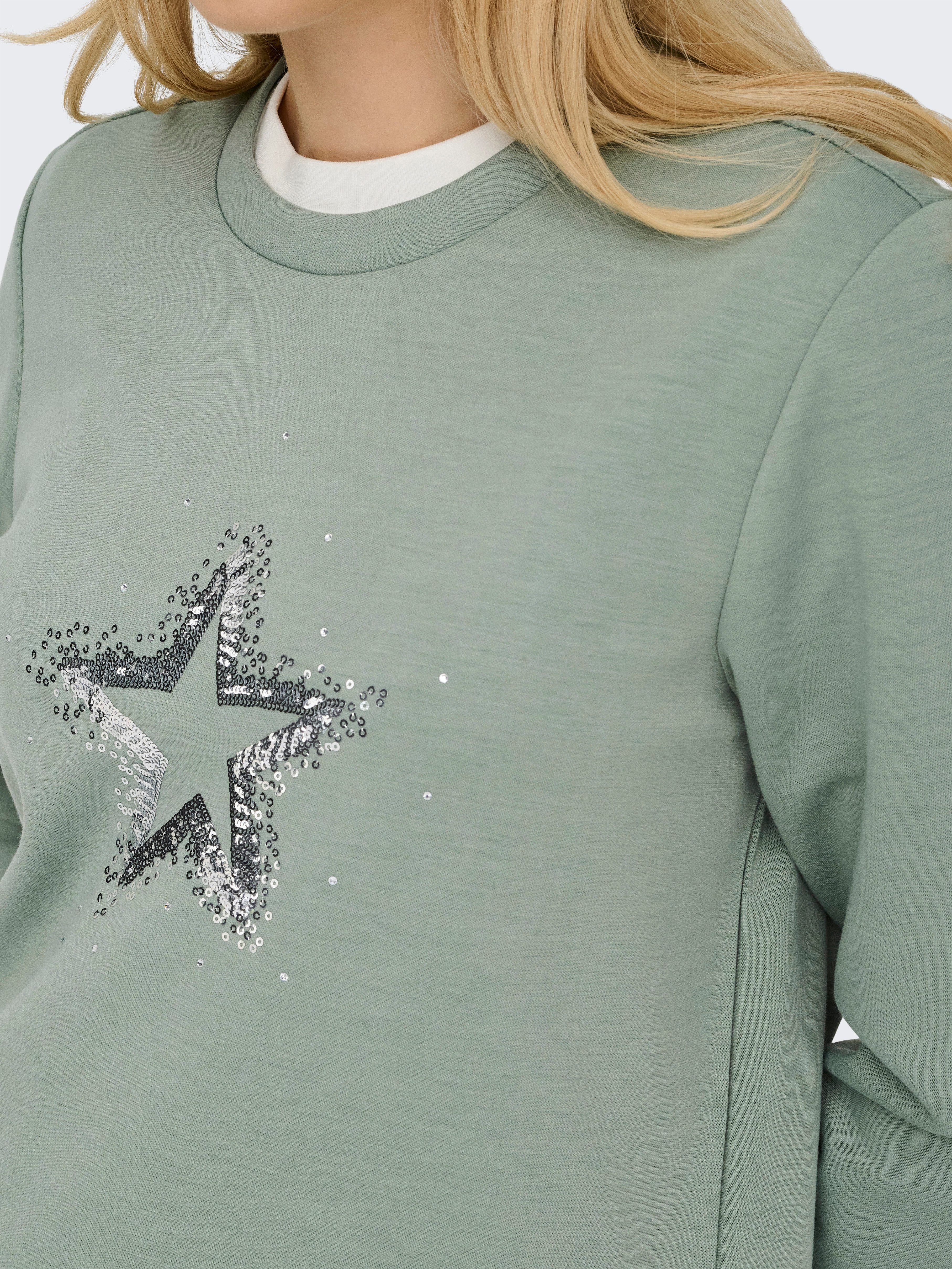 ONLY Sweatshirt ONLMARCY L/S O-NECK BOX UB CC SWT