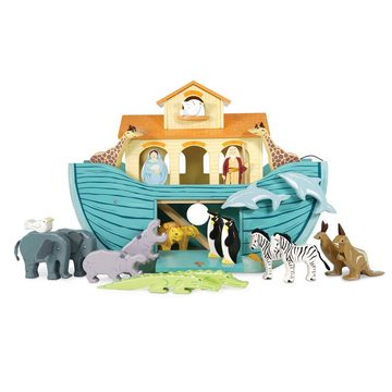 LeNoSa Spielzeug-Schiff Große Arche Noah • Spielwelt inkl. Figuren • Holzspielzeug für Kinder, (23-tlg)