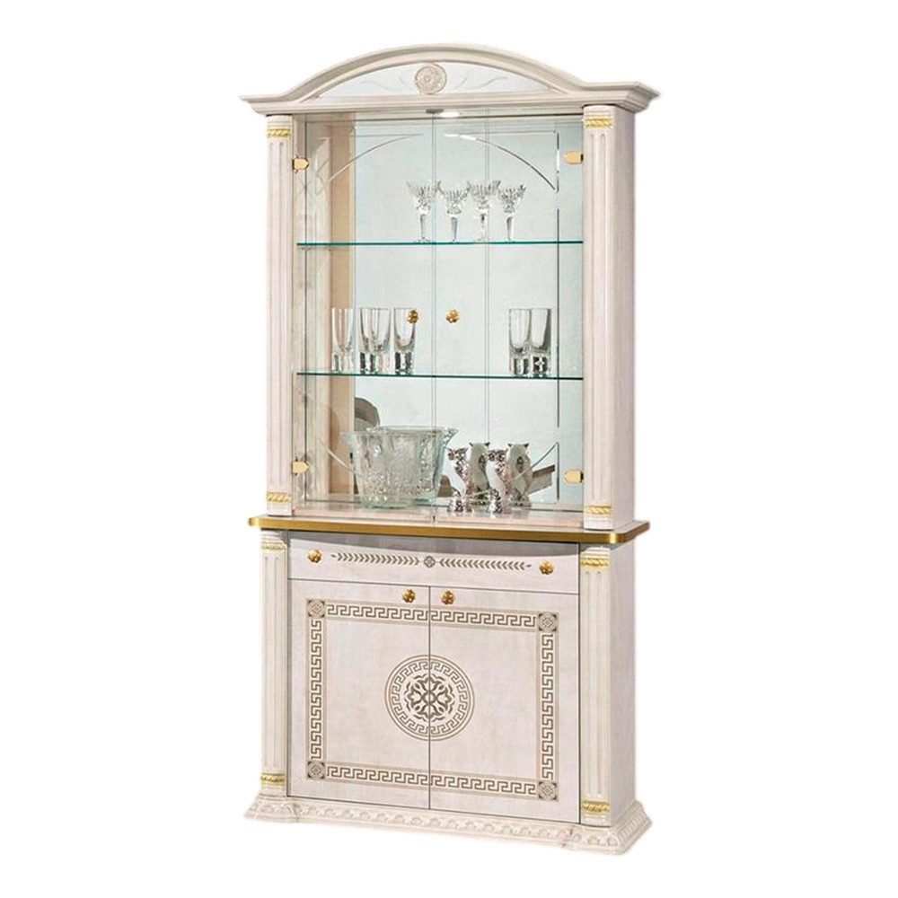Xlmoebel Vitrine Neue Möbel: Barock Wandvitrine aus Holz für Hausbar Glasvitrine (Vitrine) Hergestellt in Europa
