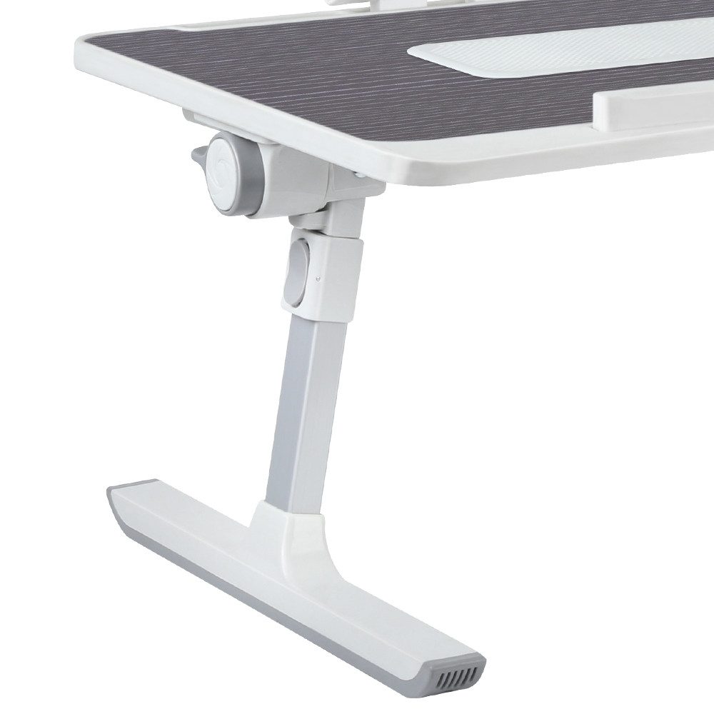 JEOBEST Laptoptisch Lapschreibtisch mit neigbarer Arbeitsfläche, Betttablett,Notebooktisch, Höhenverstellbar, Klappbarer Lapdesk