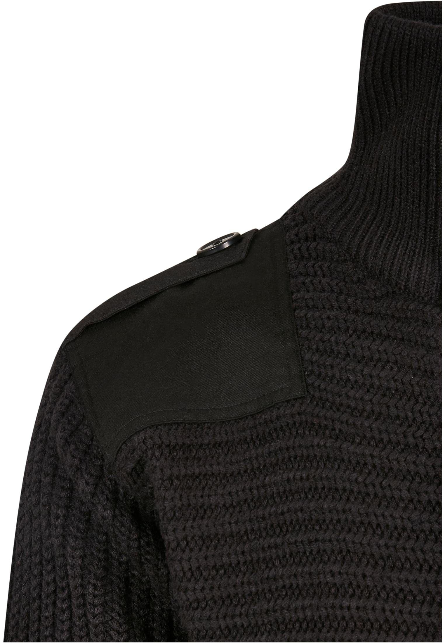 Alpin Pullover Kapuzenpullover Brandit black Herren (1-tlg)