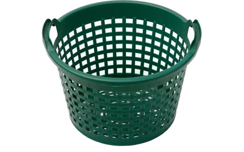 Floraworld Einkaufskorb Floraworld Kartoffelkorb Classic 22 L rund grün