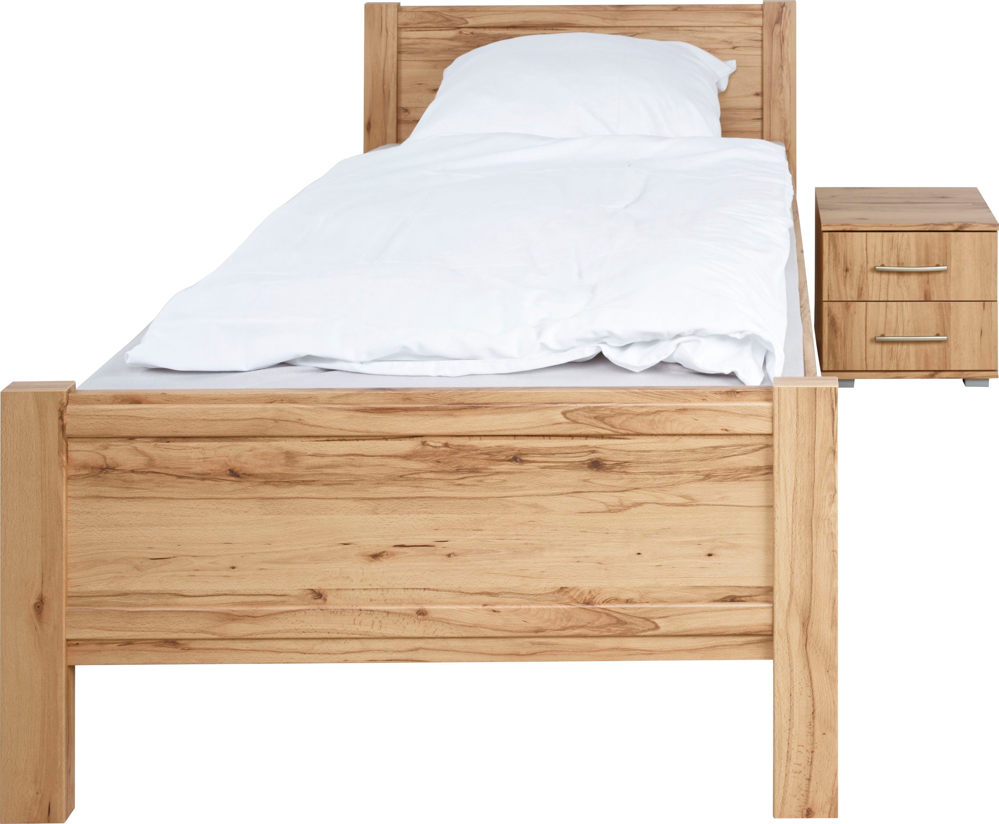 priess Bett Husum Schlafzimmer Jugendzimmer Rahmenbett, mit Komforthöhe verschiedene Ausführungen hochwertige Premium Qualität