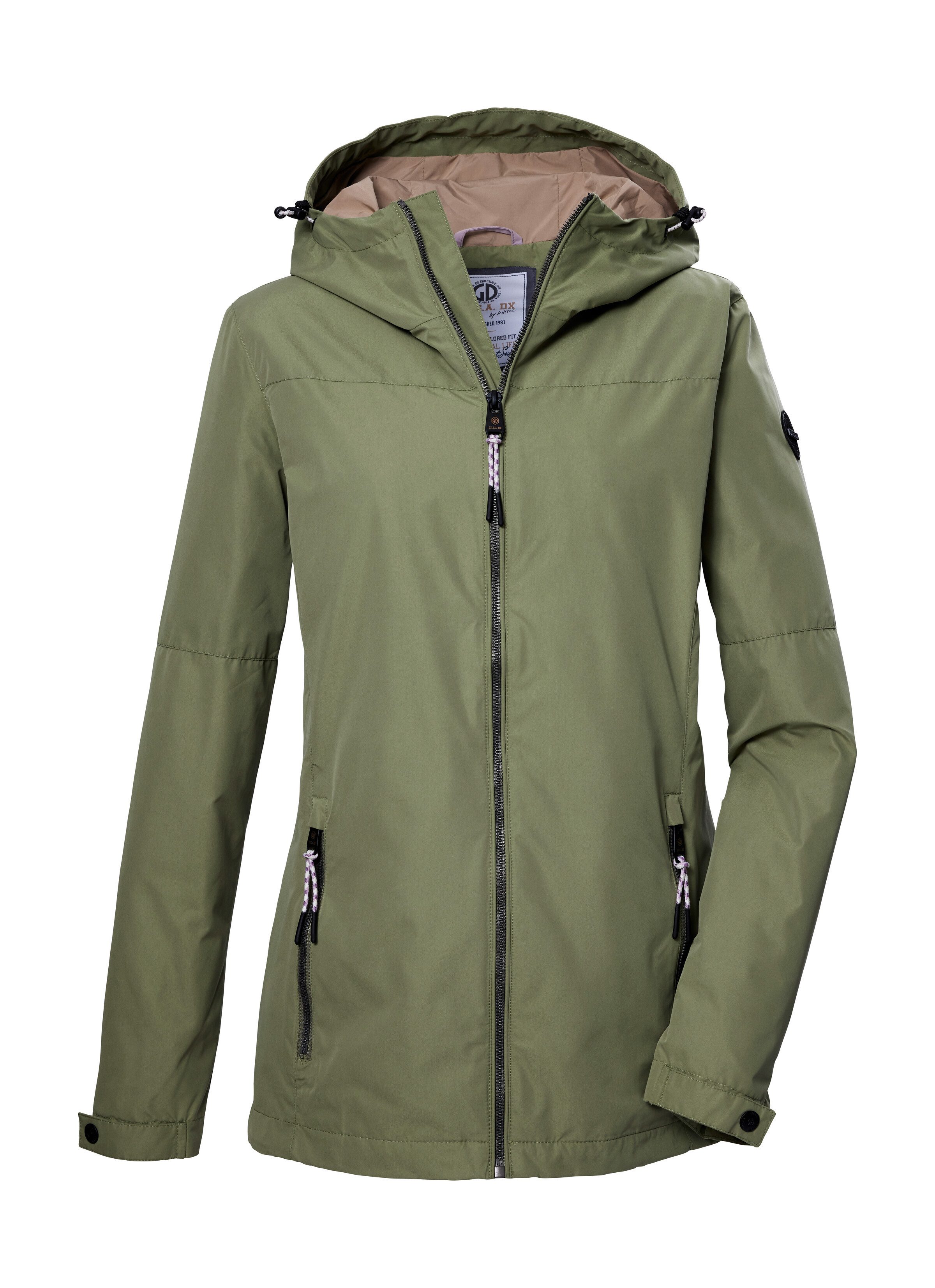 G.I.G.A. DX by killtec Funktionsjacke GS 71 WMN JCKT Damenjacke: wasserdicht, winddicht, verstellbar, Kapuze