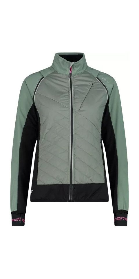 Funktionsjacke WOMAN JACKET WITH DETACHABLE SLEEVES MINERAL