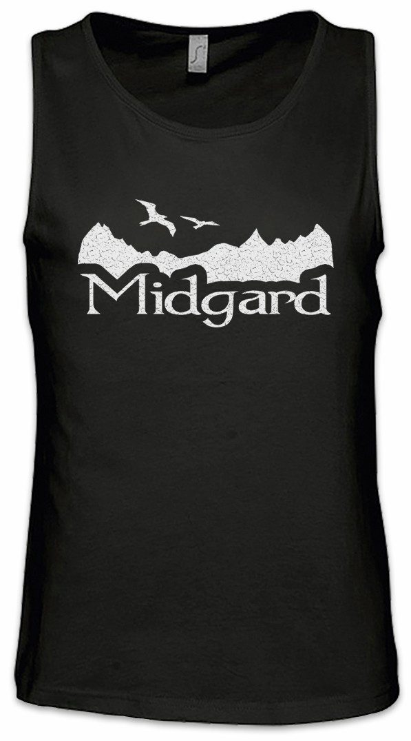 Urban Backwoods Tanktop Midgard Ärmelloses T-Shirt Lord Vikings Of Wikkinger Mordor Rings Valhalla Valhall Norse Odin