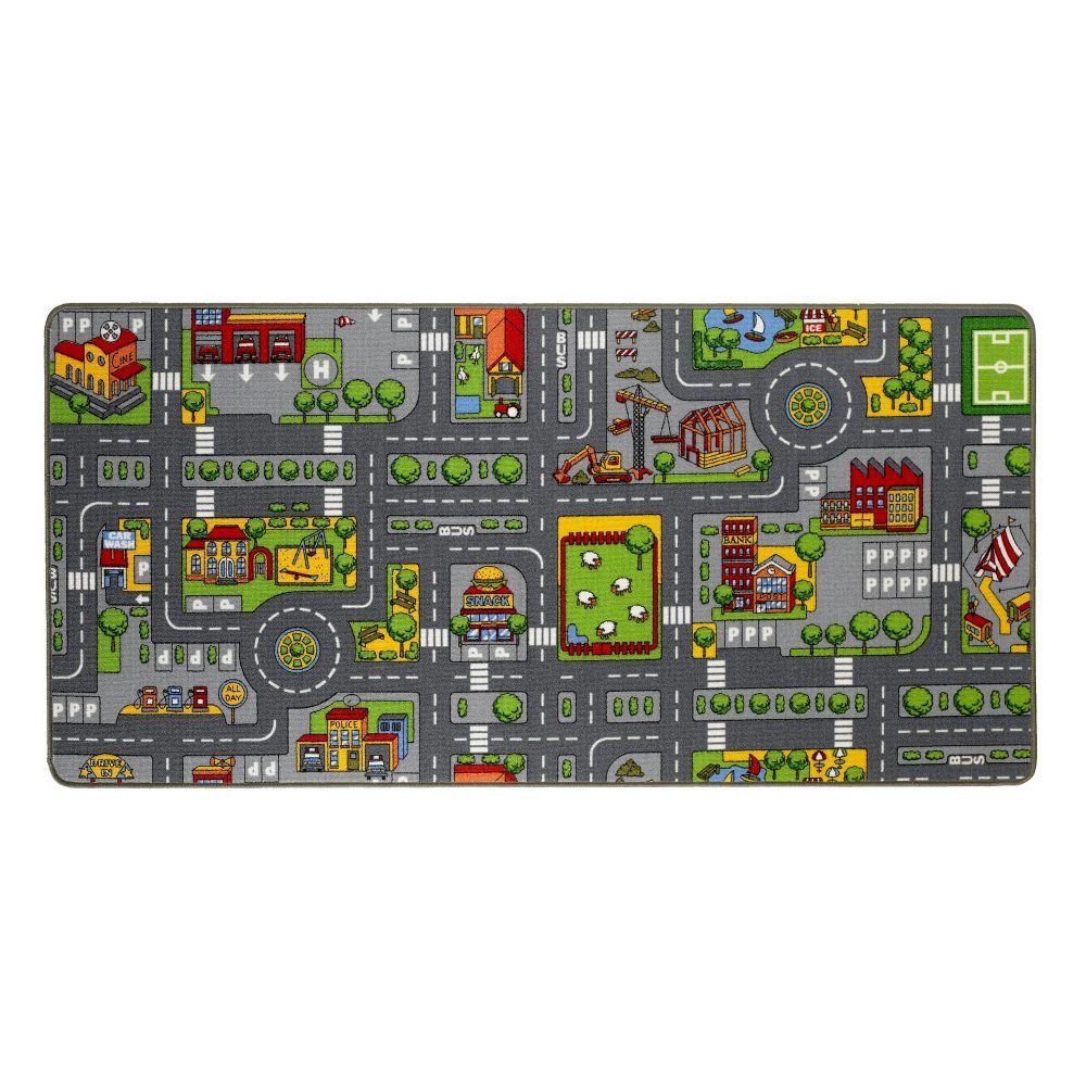 ONDIS24 Kinderteppich Spielteppich Kinderteppich Straße Auto günstig online kaufen