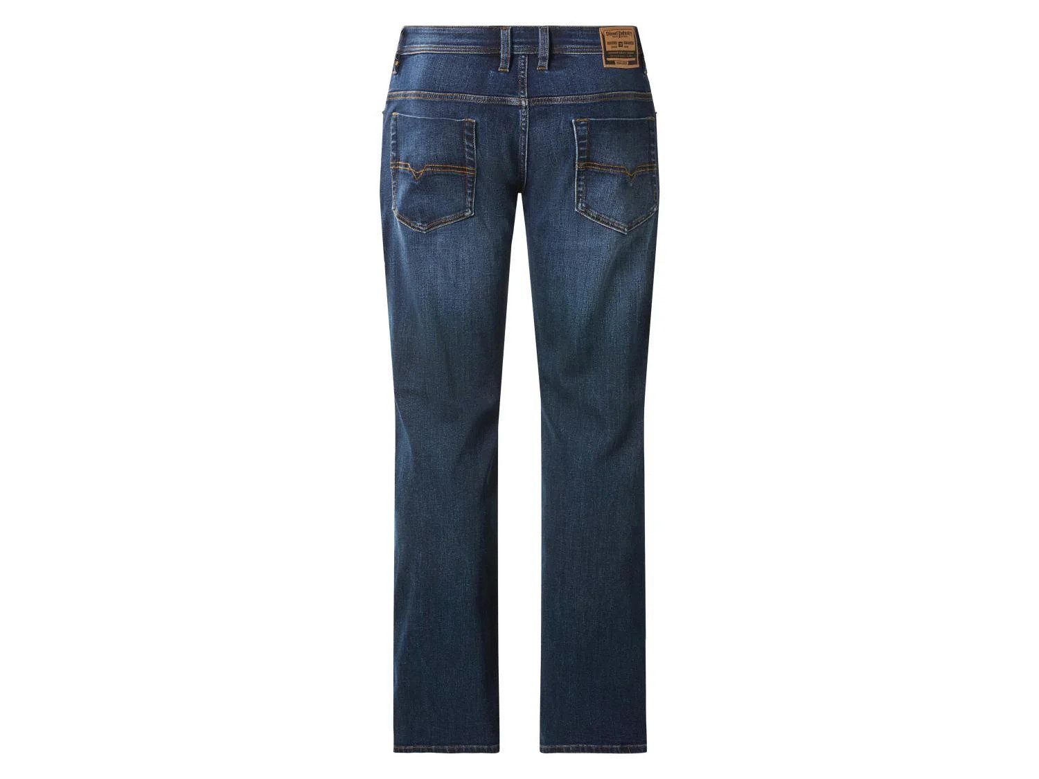 Diesel Gerade Jeans Diesel Herren Jeanshose Safado 5-Pocket Hose Blau 48 (32/32) (Einzelartikel, 1-tlg) 5-Pocket-Style, mit Stretch-Anteil
