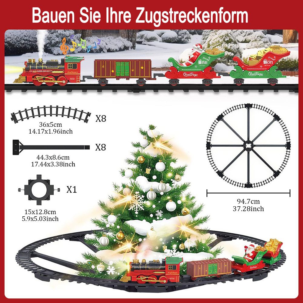 CLTYQ Spielzeug-Eisenbahn Weihnachtszug für Kinder mit günstig online kaufen