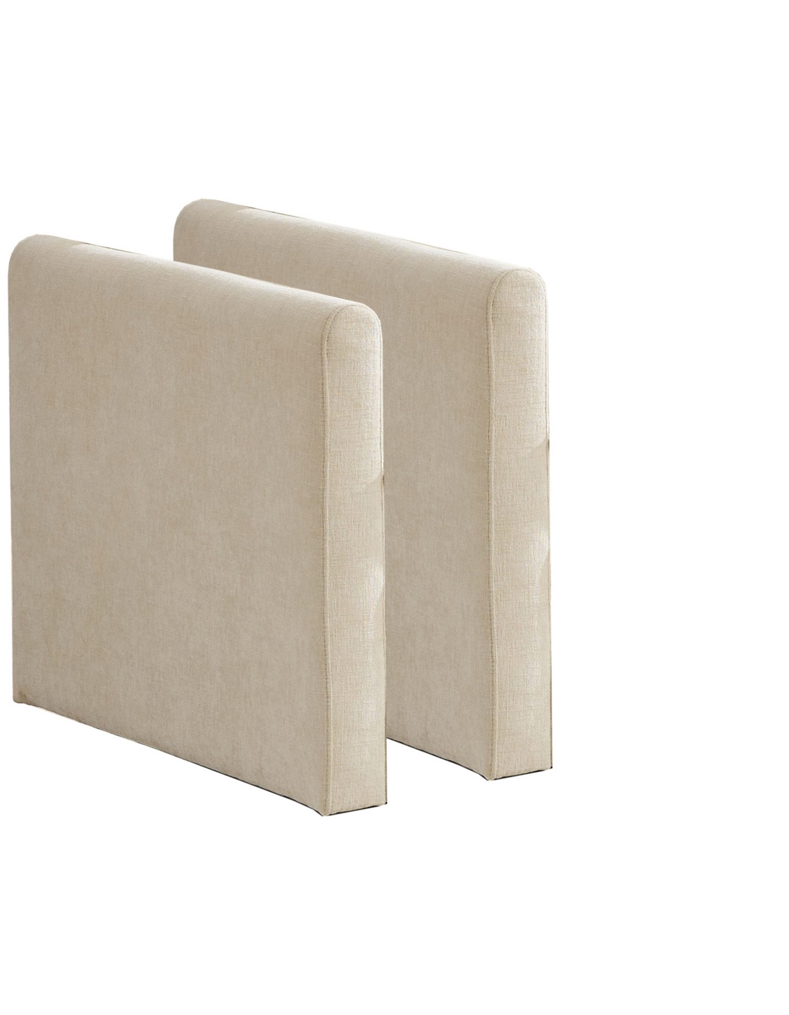 Fine Life Pro Wohnlandschaft Wolkensofa Armlehnen (Nur) – Beige, Modulare Ecksofa-Ergänzung