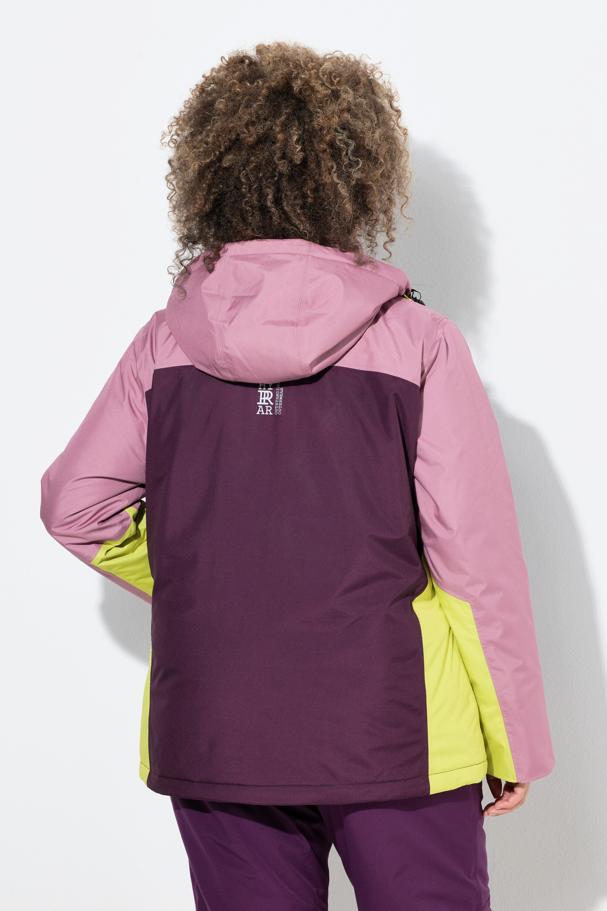 Ulla Popken Funktionsjacke HYPRAR Performance-Jacke wasserdicht Kapuze