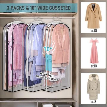 fulaide Kleidersack Kleidersäcke, Kleiderhüllentasche für Abendkleider, Kleiderschränke