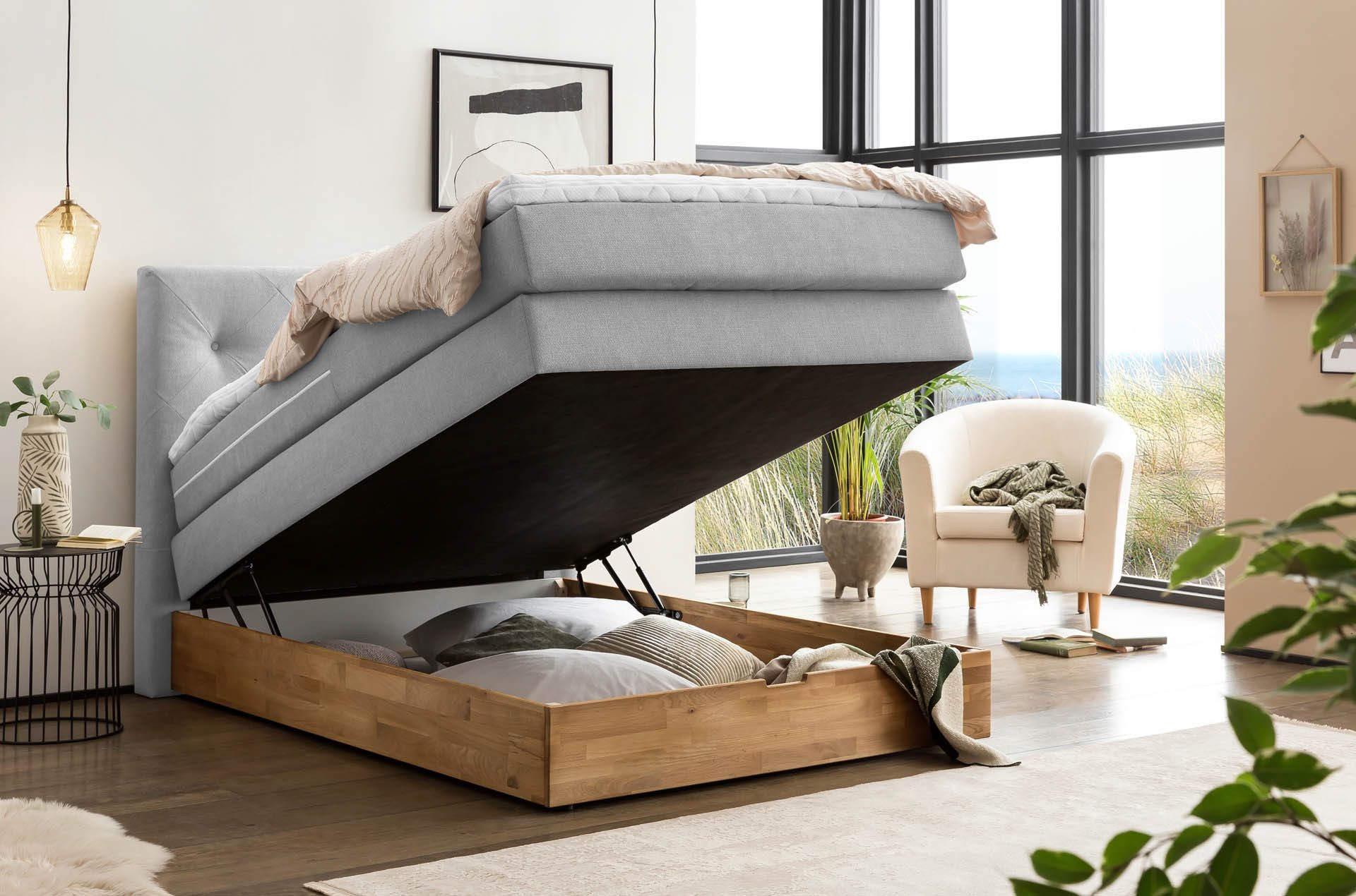 Belanoti Boxspringbett Marbo (Boxspringbett 140x200 mit günstig online kaufen