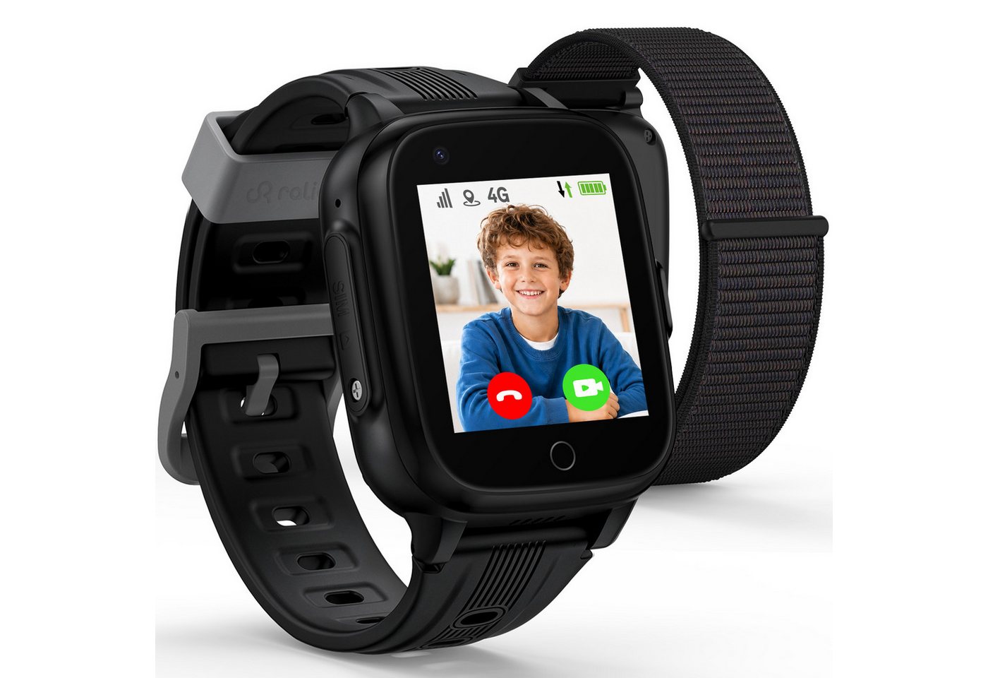 Ralio R5 GO 4G Kinder-Smartwatch mit Videoanruf, GPS-Ortung & Schulmodus Smartwatch (Kinderuhr mit Nano-SIM-Kartensteckplatz, ohne integrierten App-Store cm/1,4 Zoll) störungsfreies Nutzungserlebnis, Smartwatch für Kinder mit großem Farbdisplay, langer Akkulaufzeit von bis zu 3 Tagen und vielseitigen Funktionen, ideal für Jungen und Mädchen im Schulalter