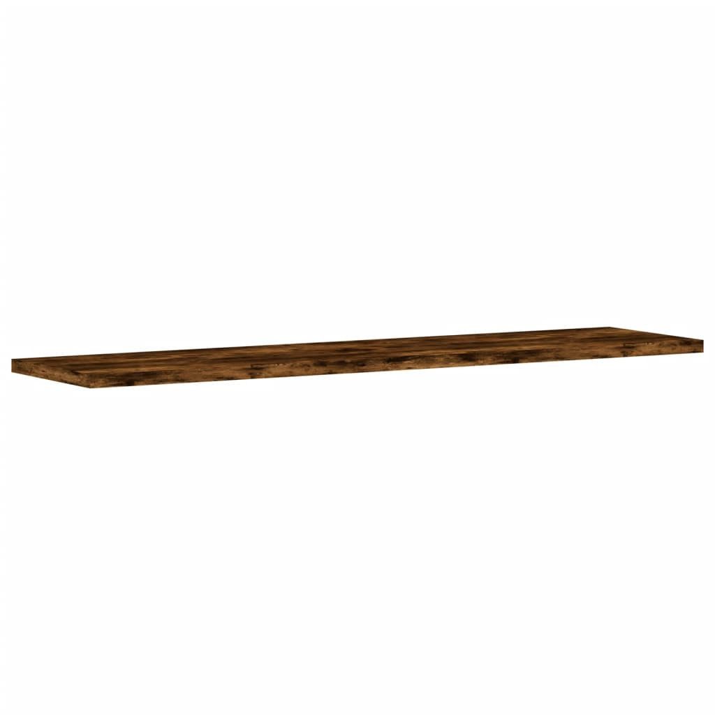vidaXL Regal Wandregale 4 Stk. Räuchereiche 80x20x1,5 cm Holzwerkstoff, 4-tlg.