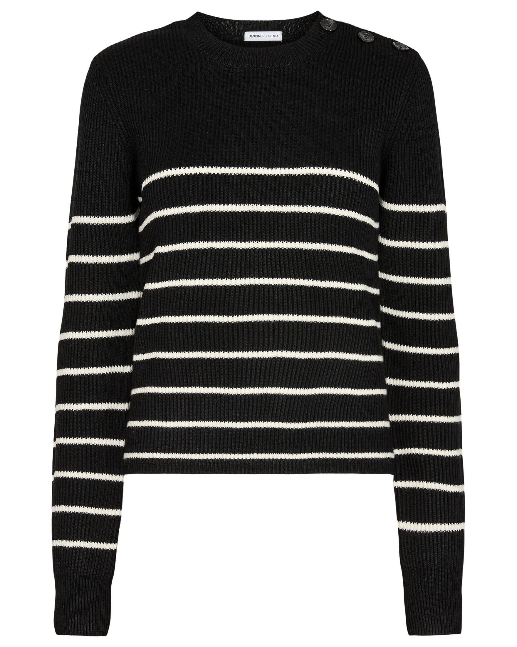 DESIGNERS REMIX Strickpullover Damen Pullover MANDY MARITIME SWEATER 1-tlg mehr