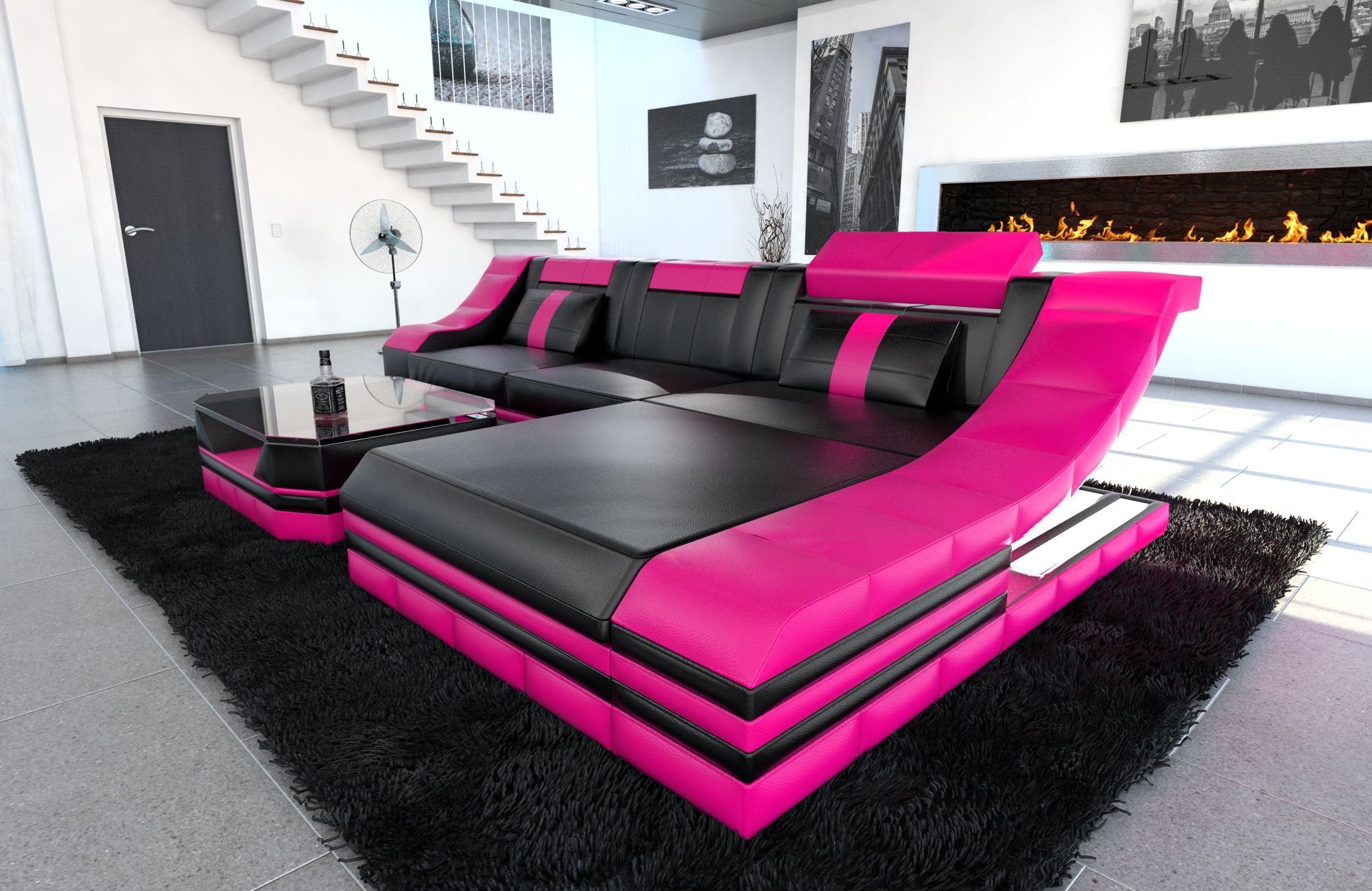 Sofa Dreams Ecksofa Ledercouch Sofa Leder günstig online kaufen