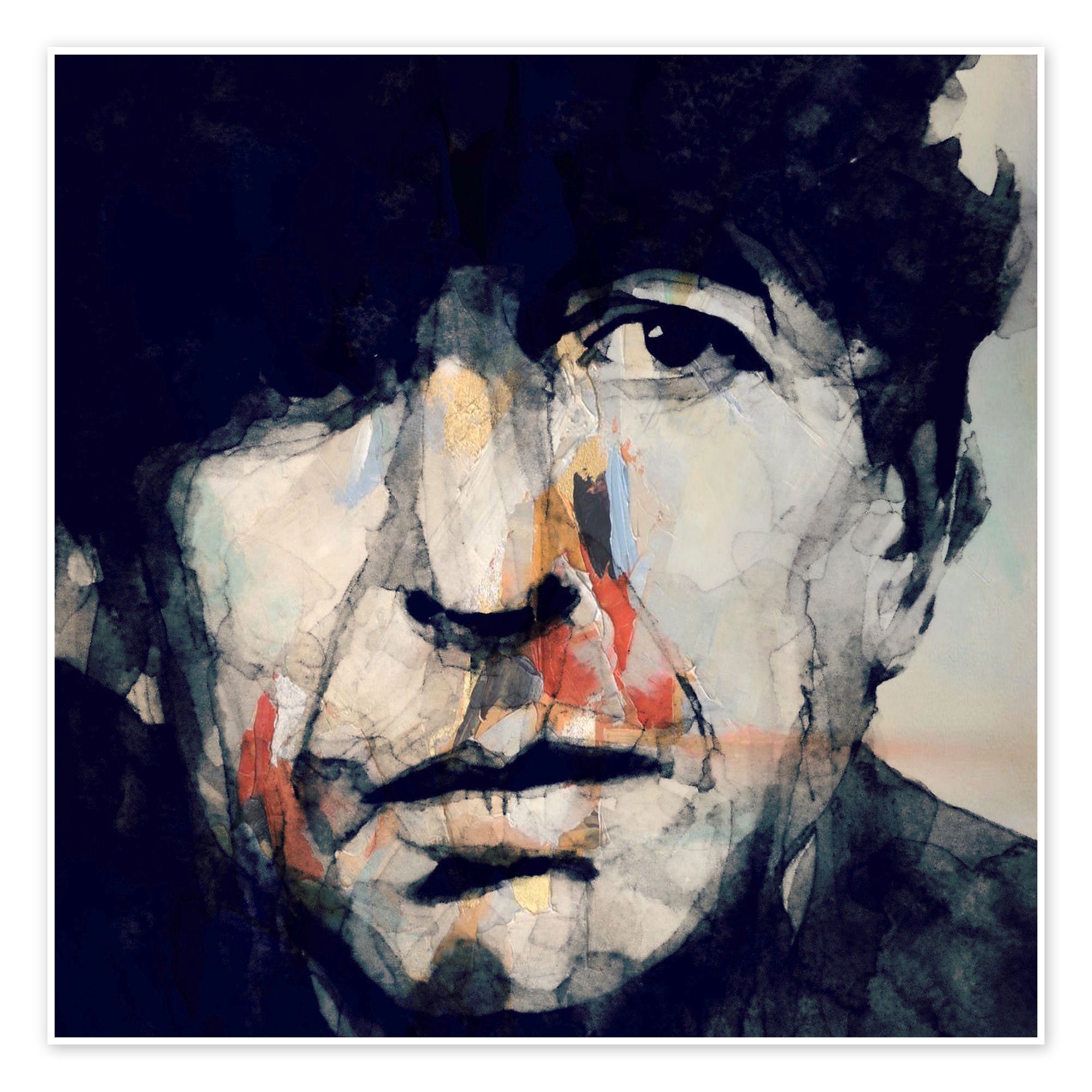 Posterlounge Poster Paul Lovering, Leonard Cohen, Wohnzimmer Malerei
