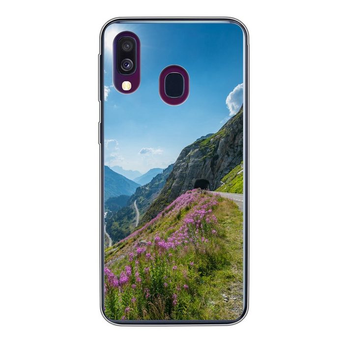 MuchoWow Handyhülle Schweiz - Alpen - Natur Handyhülle Samsung Galaxy A40 Smartphone-Bumper Print Handy