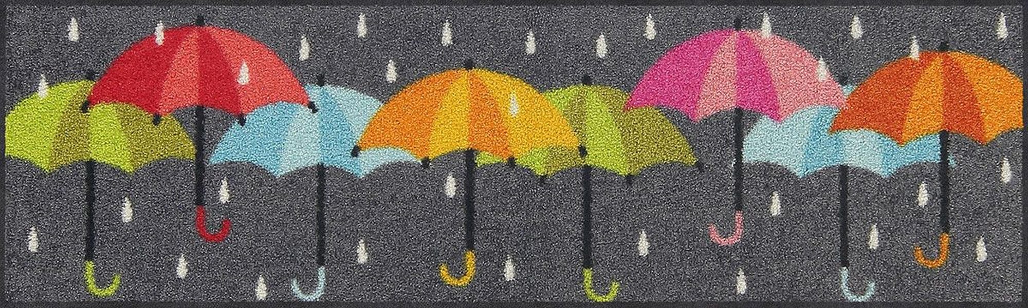 Salonloewe Fußmatte Fußmatte "Raindance", eckig, Höhe: 7 mm, Motiv: Regensc günstig online kaufen