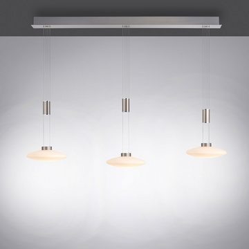 etc-shop LED Pendelleuchte, Leuchtmittel inklusive, Warmweiß, Hängeleuchte Pendellampe Wohnzimmer Glas Zugpendel LED