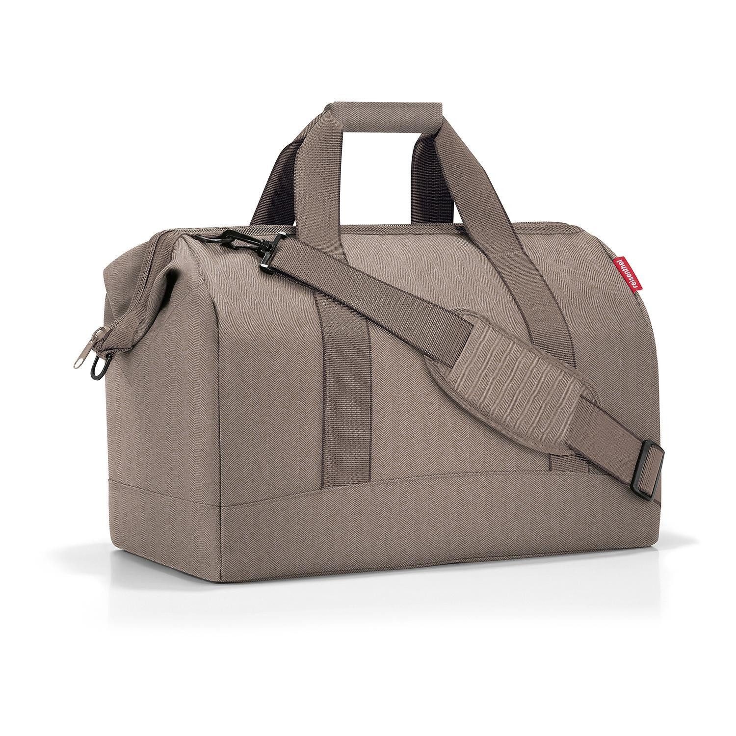 REISENTHEL® Reisetasche ALLROUNDER L, 30 Liter, Braun, Polyester, Wasserabweisend, mit 2 Tragegriffen, B 48 x H 39 x T 29 cm