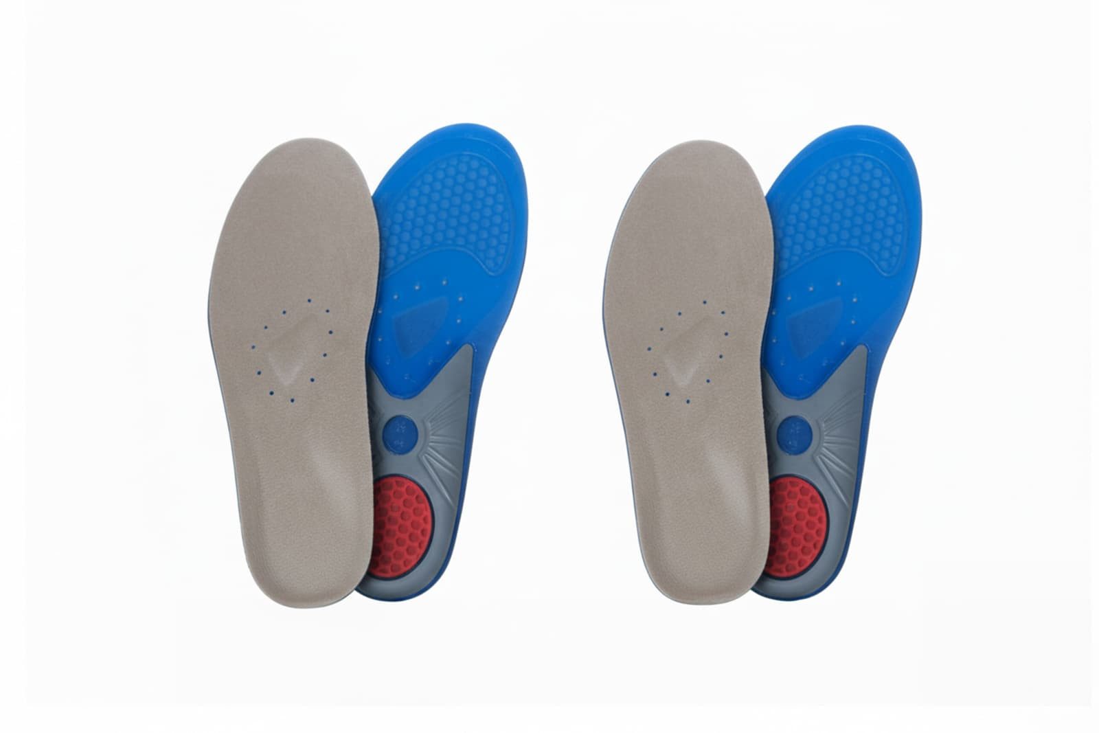 Ringelspitz Einlegesohlen Gel Einlegesohle Sportlich - ideal beim Laufen & Jogging; 2er Set