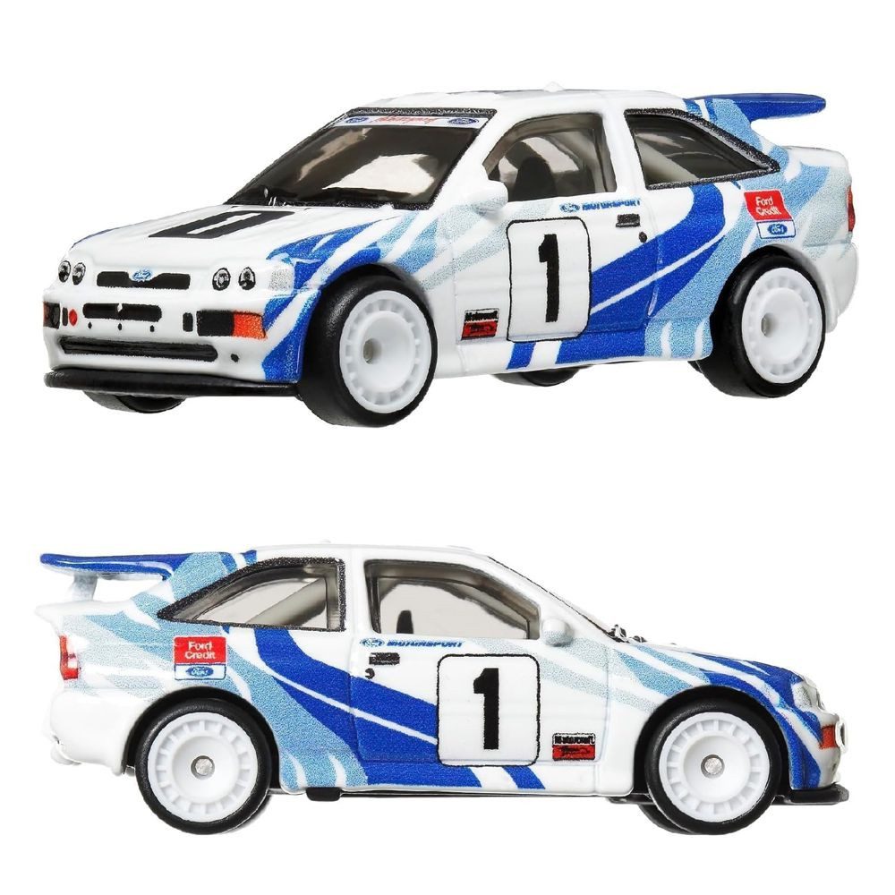 Hot Wheels Spielzeug-Rennwagen Ford Sierra + Ford Escort RS Cosworth Hot Wheels Premium Fahrzeuge