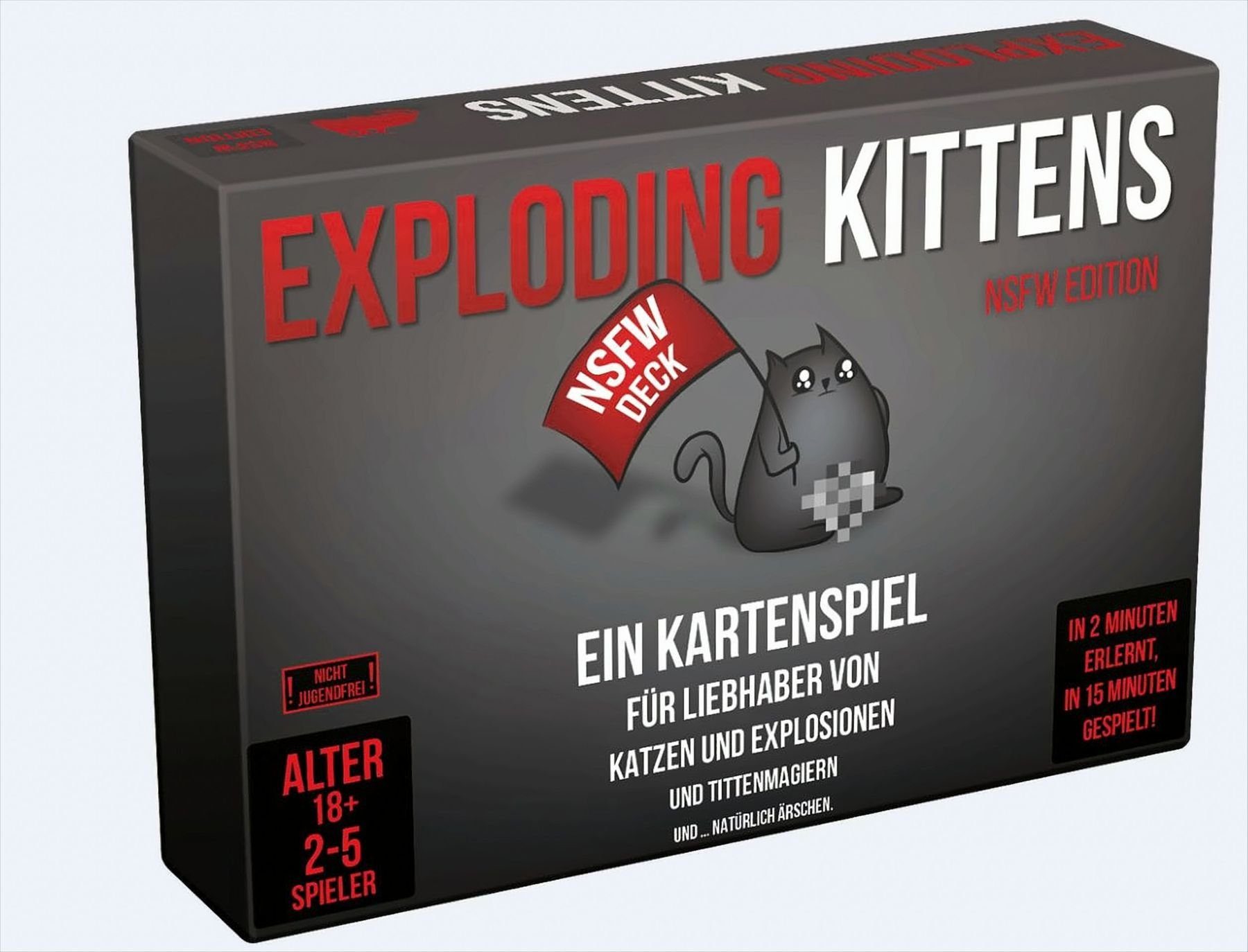 Asmodee Spiel, Exploding Kittens - NSFW Edition Exploding Kittens - NSFW Edition