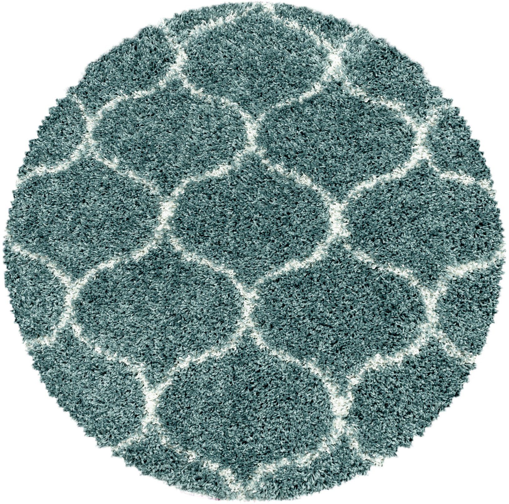 Ayyildiz Teppiche Hochflor-Teppich »SALSA 3201«, rund, 50 mm Höhe, auch rec günstig online kaufen