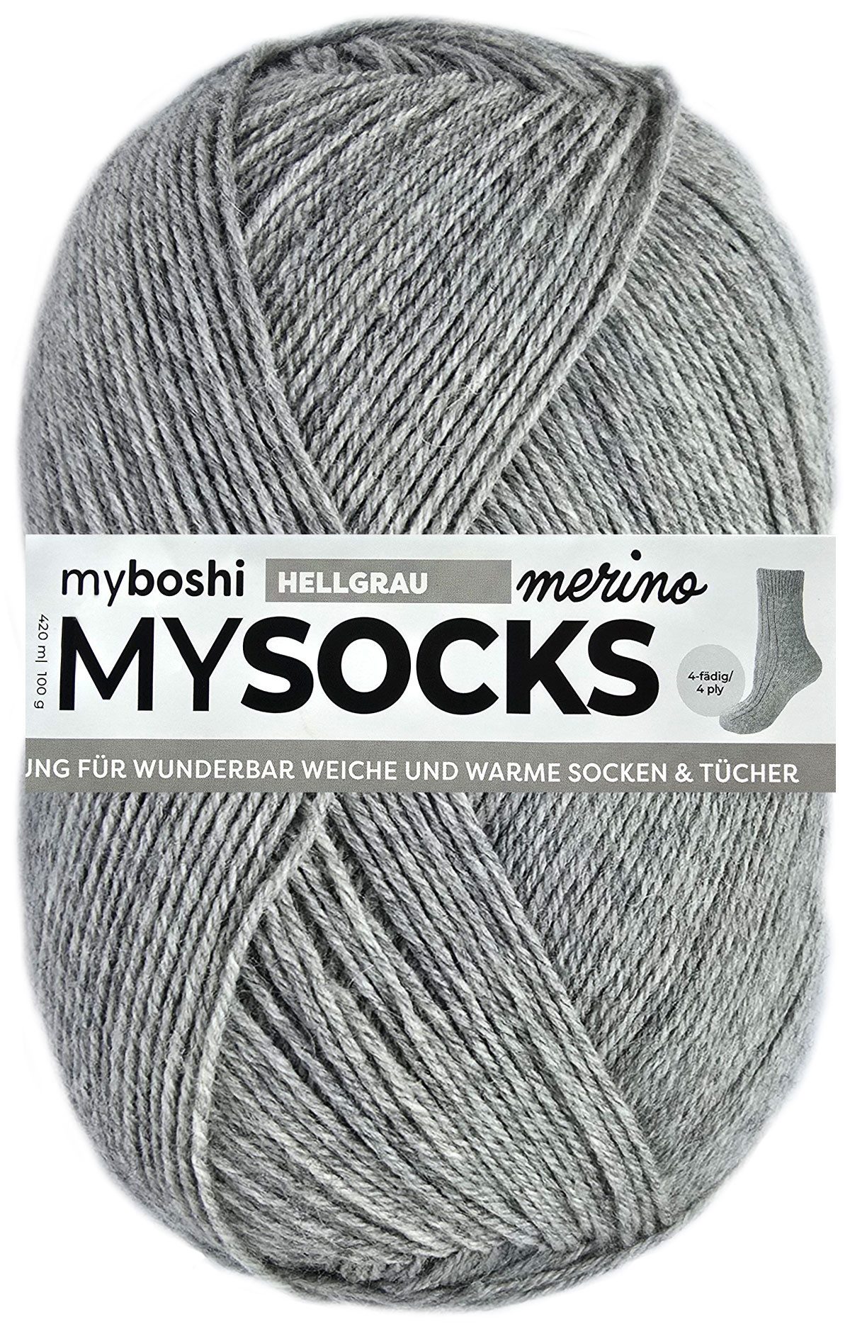 myboshi 100 Gramm MyBoshi MySocks Merino Sockenwolle Häkelwolle
