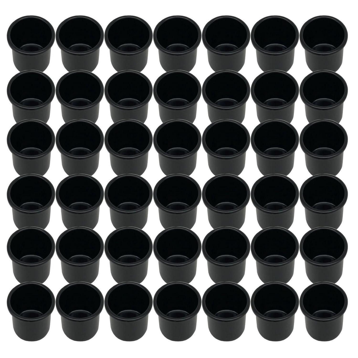 LuxusKollektion Kerzentülle Kerzentüllen 40 Stk Metall Schwarz (40 St)