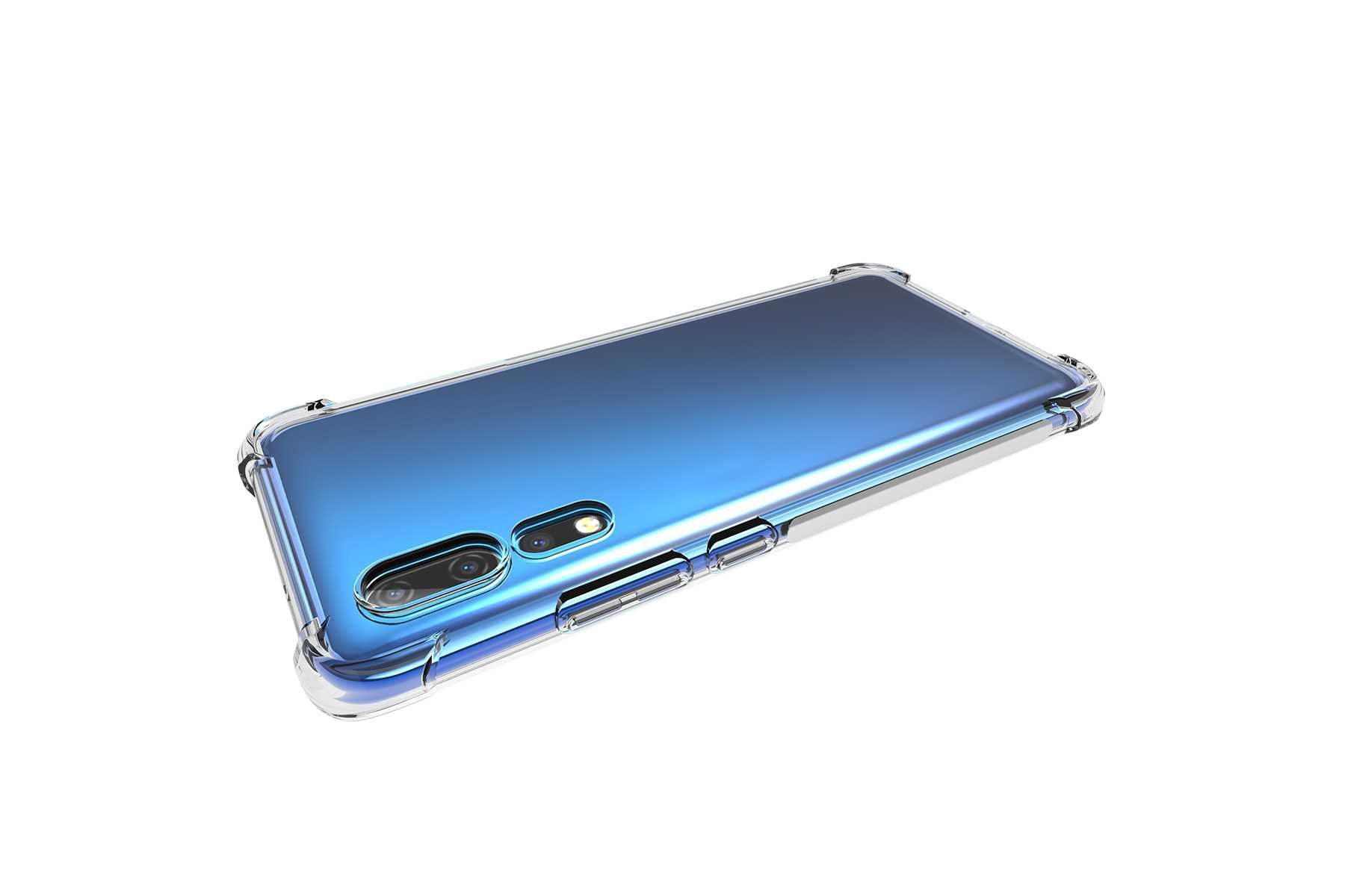 mtb more energy Smartphone-Hülle Clear Armor Case für ZTE Axon 10 Pro, Transparente TPU Schutzhülle Case Backcover mit Anti-Shock Verstärkung