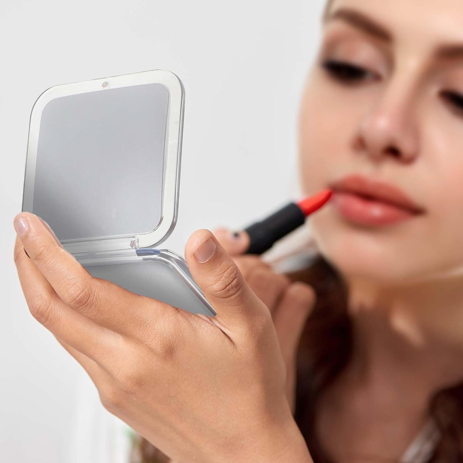 Coonoor Kosmetikspiegel Faltbarer Makeup Spiegel,Tragbarer Doppelseitig günstig online kaufen