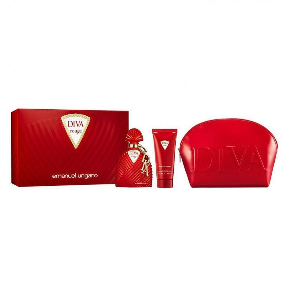 UNGARO Duft-Set Ungaro Diva Rouge Eau de Parfum 100 ml Bodylotion 100 ml