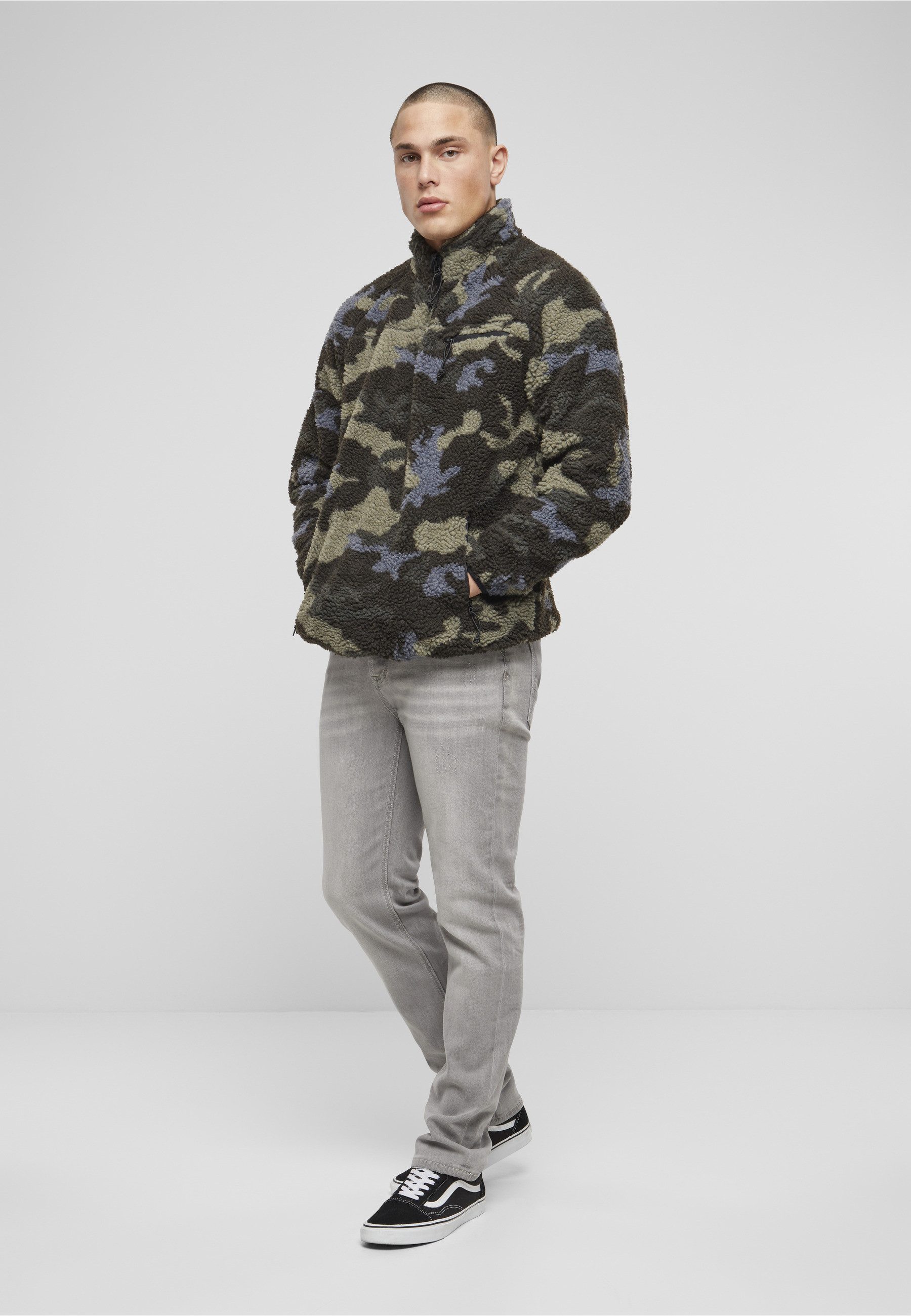 Brandit Sweatjacke Brandit Herren Teddyfleece Troyer (1-tlg)