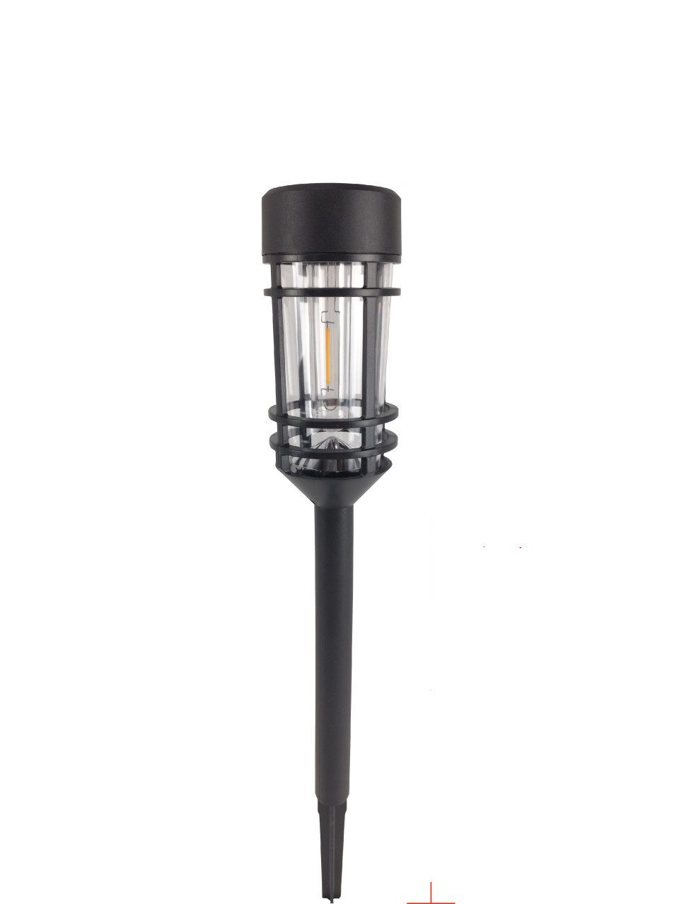 Dapo Außen-Stehlampe Dapo LED Solarleuchte Fackel mit Erdspieß warmweiß