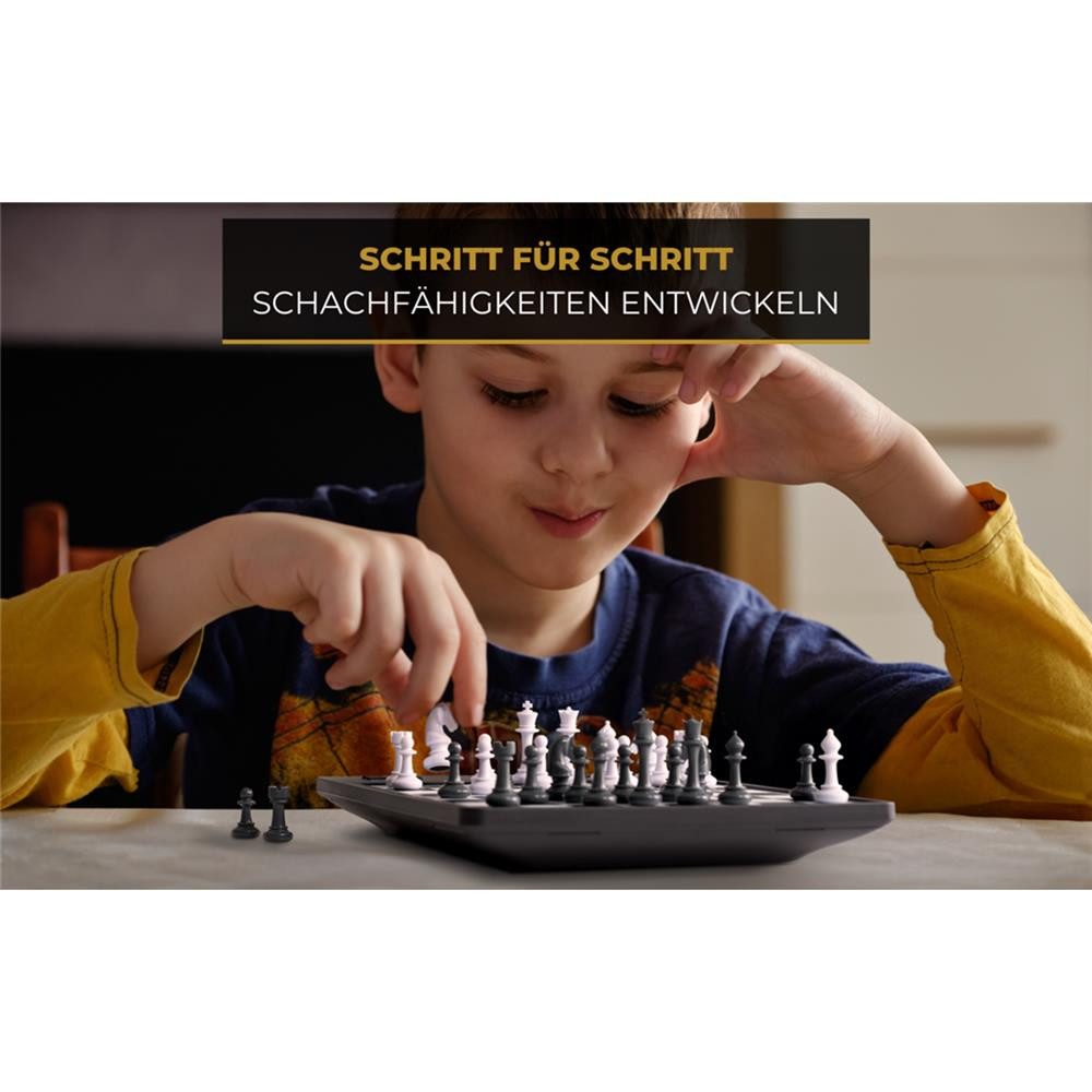 Millennium Chess Spiel M808 ChessChampion 2.0, Elektronisches Schachspiel, Schachcomputer mit KI und Farbdisplay