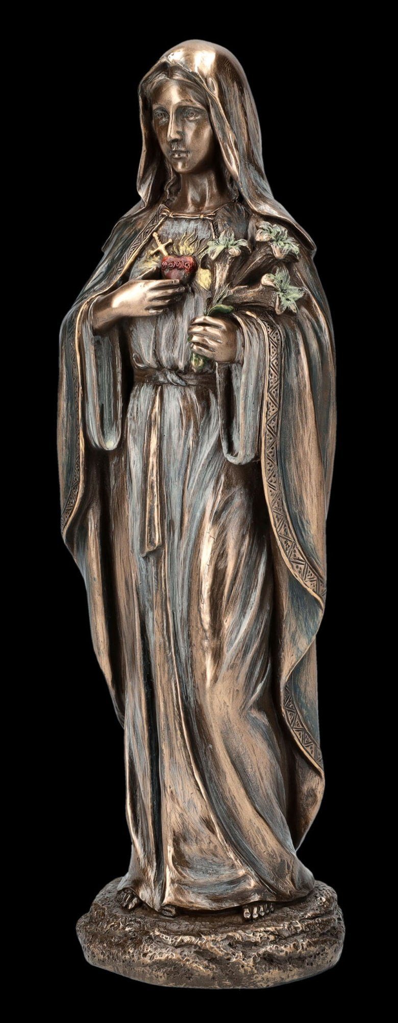 Figuren Veronese - Unbeflecktes Shop GmbH Kirche Dekofigur Dekofigur - Madonna Figur Maria Herz -