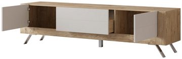 Leonique Lowboard Kasai, Breite 199 cm, mit 1 Schublade und 2 Türen