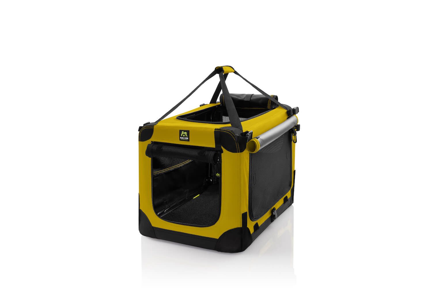 MAELSON Hunde-Transportbox Soft Kennel faltbare Hundebox in 3 Größen - Saffron Yellow