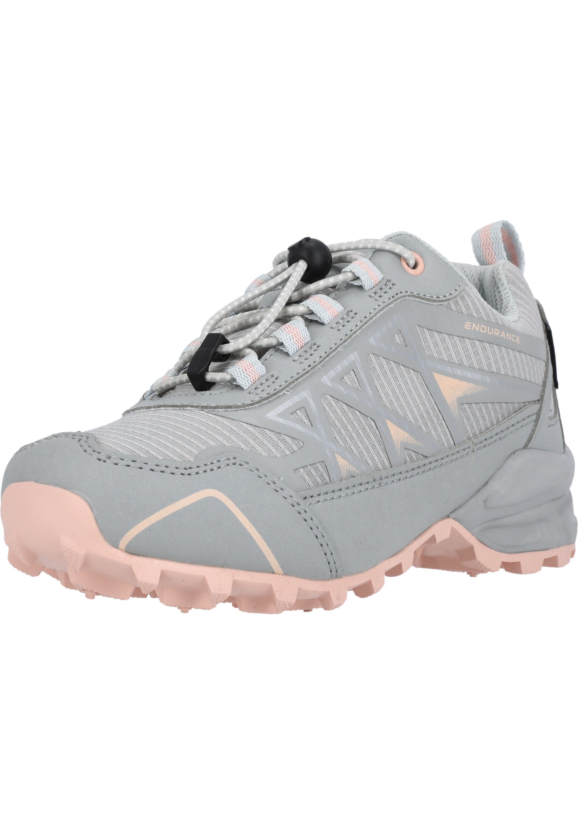 ENDURANCE Treck Trail Walkingschuh mit grau wasserdichter Funktionsmembran