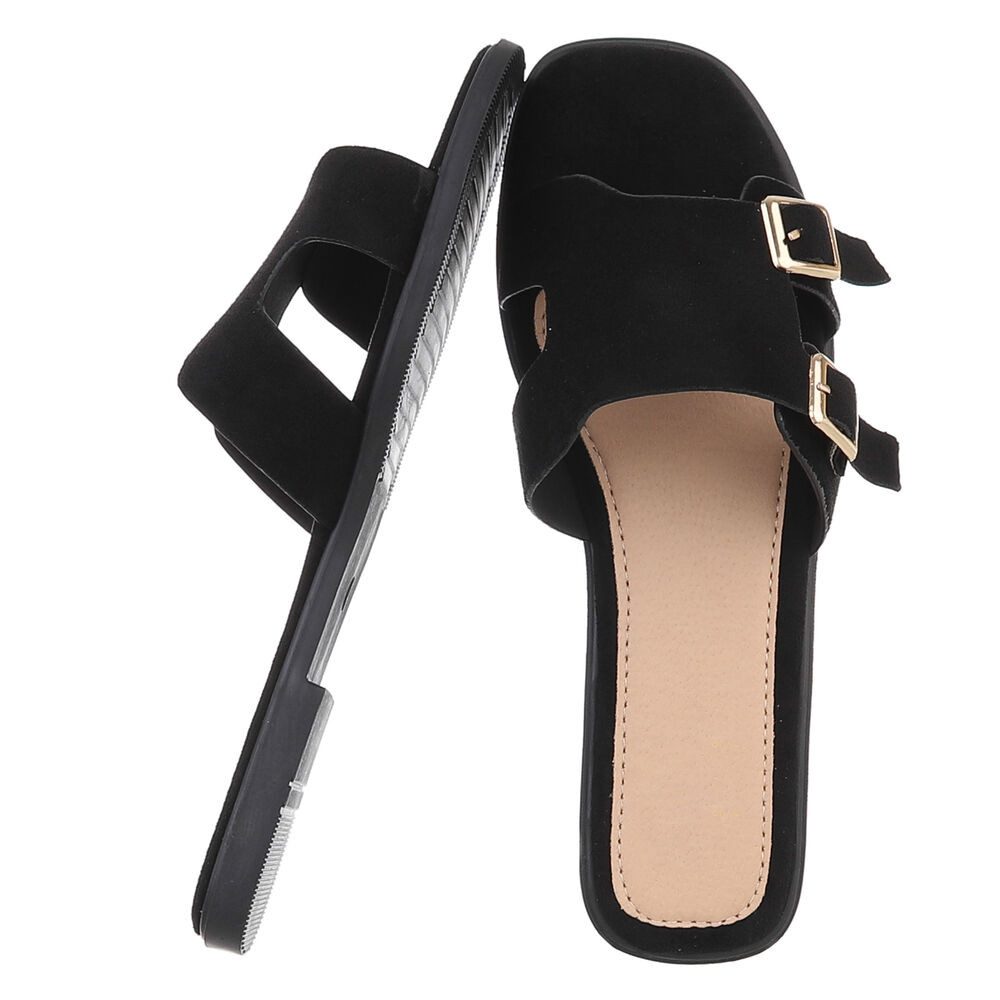 Ital-Design Elegante Slippers mit Schnallen für Damen – Sommerkomfort Panto günstig online kaufen