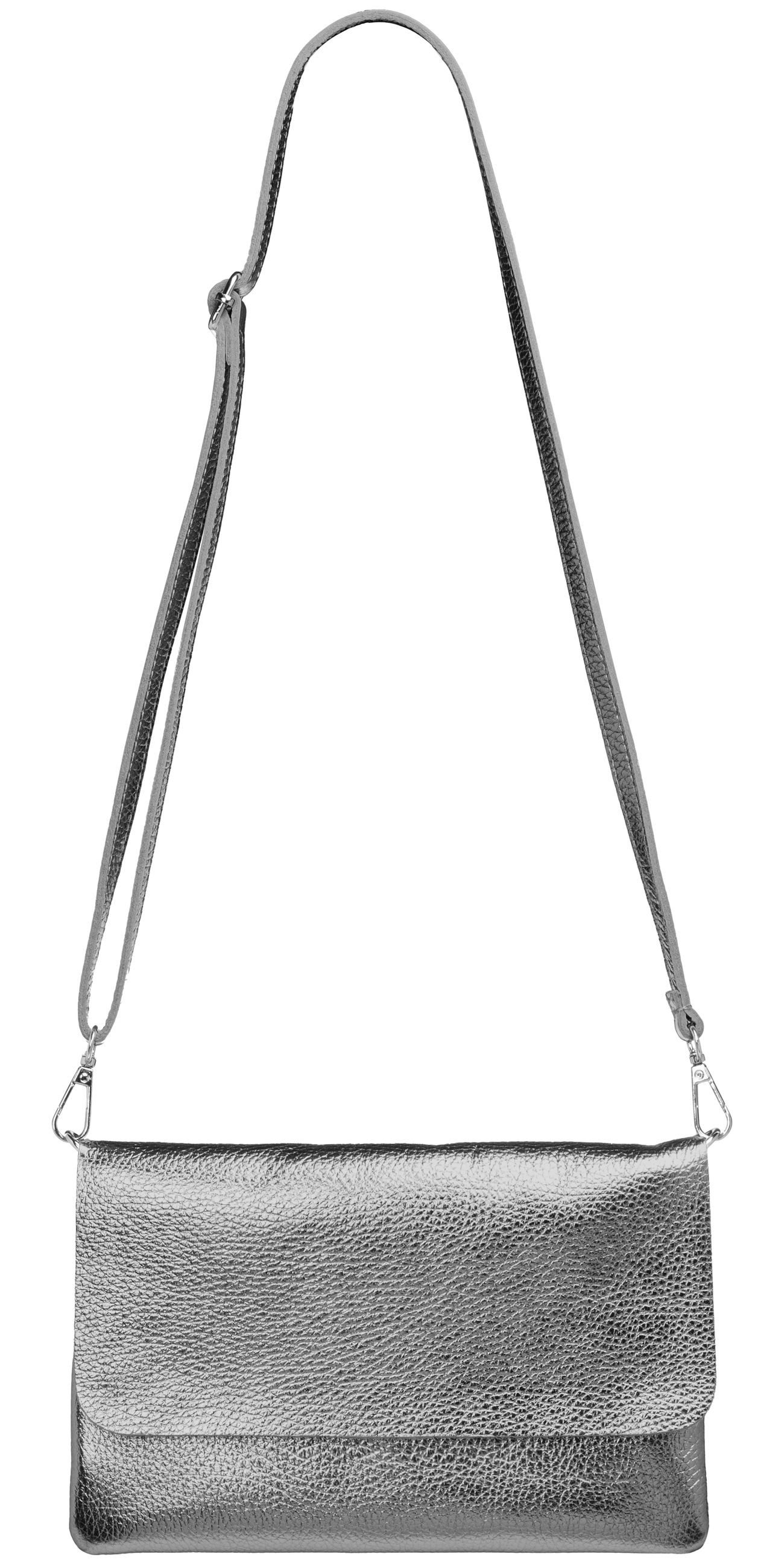 Caspar Clutch Abendtasche Damen Leder Handtasche - CLASSIC LINE - Modell No.835, leicht, elegant & unempfindlich - 100% Echtleder - Handmade in Italy – Bild 2 von 5