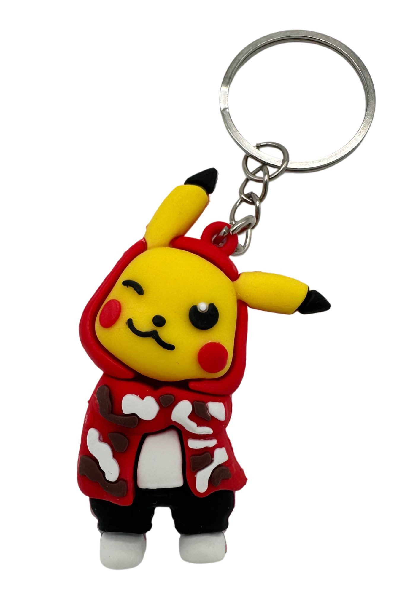 soma Schlüsselanhänger Schlüsselanhänger Pokemon Pikachu Mini Anhänger Geschenk Cartoon rot, Schlüsselanhänger Haustierschlüsselanhänger Geschenk Hund Frau Herren